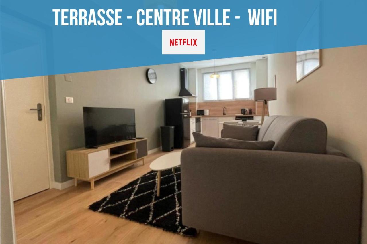 Centre Ville Superbe T2 Neuf Wifi Terrasse Netflix Périgueux Exteriér fotografie